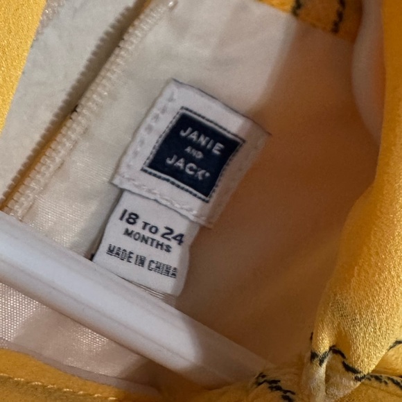 JANIE AND JACK Plaid Chiffon Dress 18-24M - Picture 3 of 5